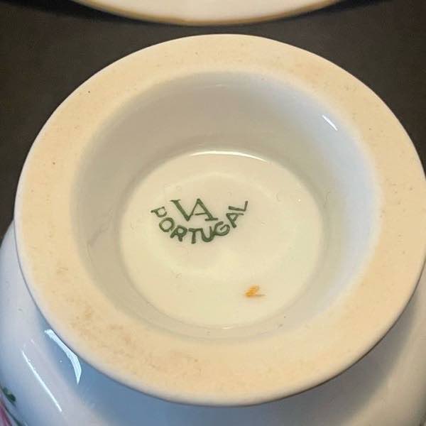 Servicio individual de desayuno, Vista Alegre (rosas pintado a mano) - Imagen 6