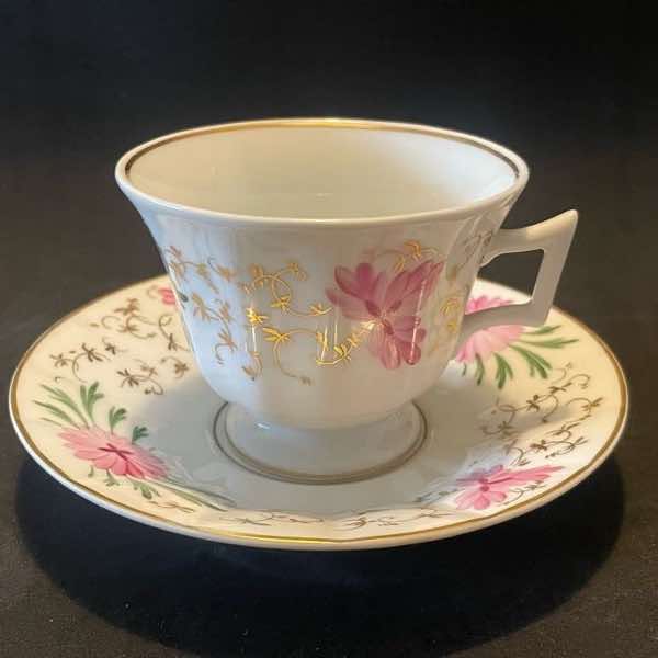 Servicio individual de desayuno, Vista Alegre (rosas pintado a mano) - Imagen 4