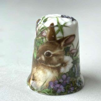 Dedal porcelana de Djem, Conejo de campo, Holland