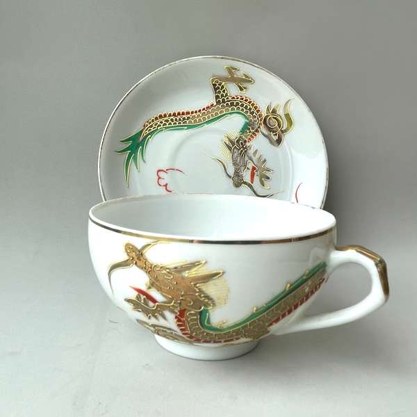 Taza té, servicio individual. Satsuma
