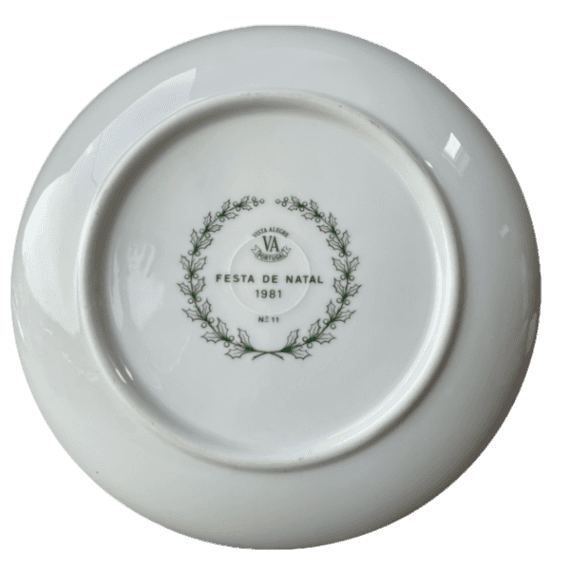 Plato edición limitada Navidad 1981, Vista Alegre - Imagen 2