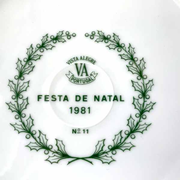 Plato edición limitada Navidad 1981, Vista Alegre - Imagen 3