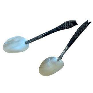 Cucharas para caviar de madre perla