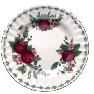 Plato Apples (16cm). Covent Garden Fruits series (Royal Albert)