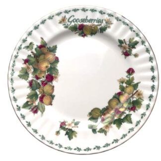 Plato Gooseberries(20,7cm). Covent Garden Fruits series (Royal Albert)