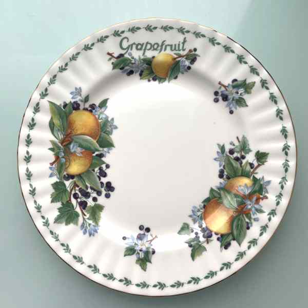 Plato Grapefruit(20,7cm). Covent Garden Fruits series (Royal Albert) - Imagen 2