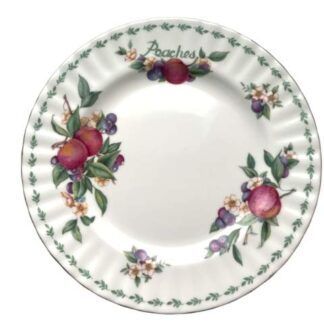 Plato Peaches(20,7cm). Covent Garden Fruits series (Royal Albert)